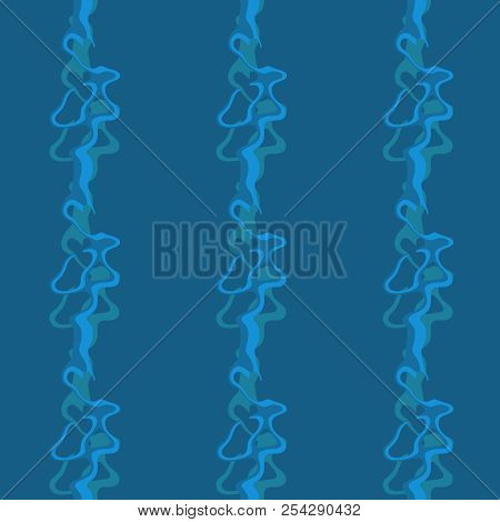 Seamless Pattern Background Of Multicolored Lines With Scribbler.