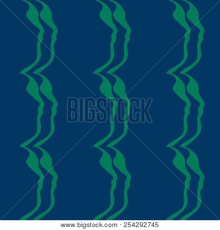 Seamless Pattern Background Of Multicolored Lines With Scribbler.