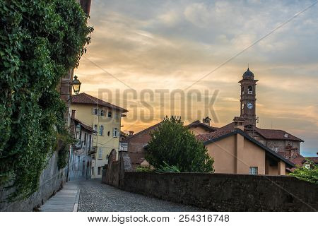 Saluzzo Is A Town And Former Principality In The Province Of Cuneo, Piedmont Region, Italy.