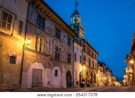 Saluzzo Is A Town And Former Principality In The Province Of Cuneo, Piedmont Region, Italy.