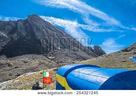 Trekking In Valle Maira, In The Northern Of Italy, Near Cuneo