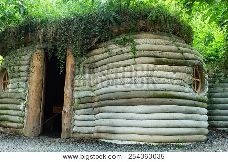 The Ancient Fortress Eski House Near The Forest.