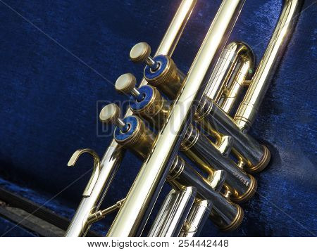 Trumpet Valves On The Street Sale In Trumpet  Festival In Guca, Serbia.