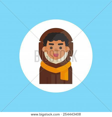 Eskimo. Human Race Single Icon In Cartoon Style Vector Symbol Stock Illustration .