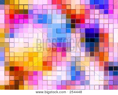 Multi cor mosaico