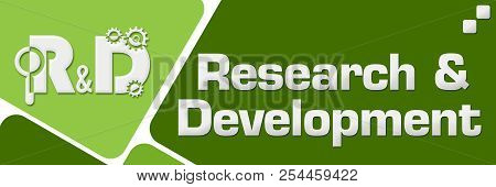 R And D Concept Image With Text And Related Symbol.