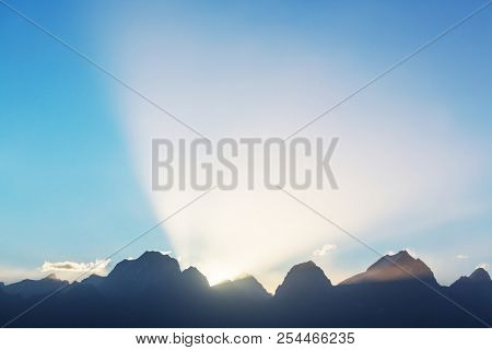 Beautiful landscape of Fann Mountains, Tajikistan