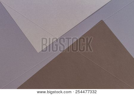 Color Papers Geometry Composition Background With Gray And Brown Trendy Color Tones