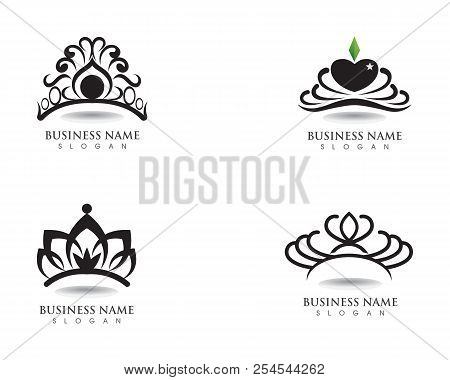 Crown Logo Template Vector Illustrations