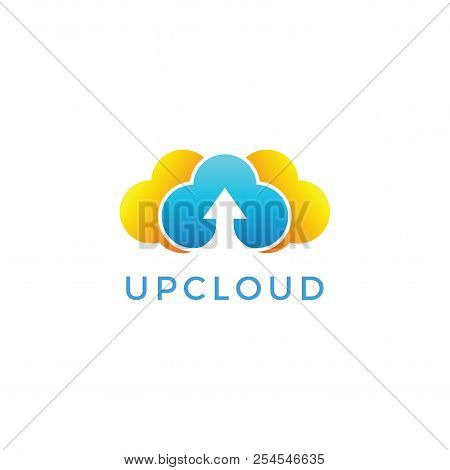 Cloud Logo Vector With Iconic Technology Style