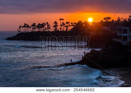 Colorful Laguna Beach Sunset