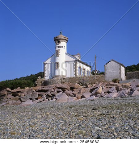 Faro de Nantouar. Francia