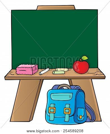 Schoolboard Topic Image 1 - Eps10 Vector Picture Illustration.