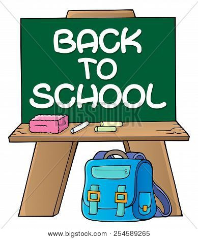 Schoolboard Topic Image 2 - Eps10 Vector Picture Illustration.