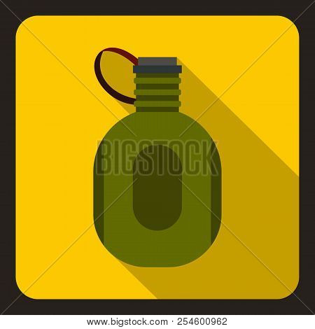 Watter Bottle Icon. Flat Illustration Of Water Bottle Icon For Web