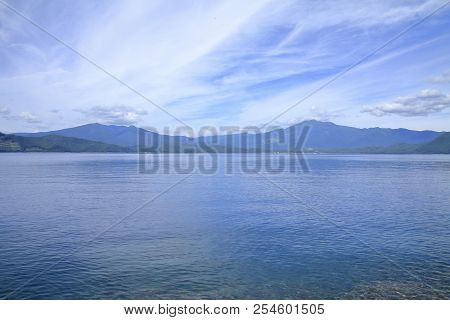 Tazawa Lake In Senboku City, Akita, Japan