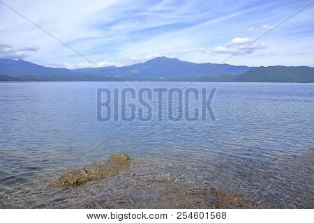 Tazawa Lake In Senboku City, Akita, Japan