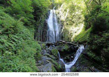 Mikaeri Fall In Dakigaeri Gorge, Senboku, Akita, Japan