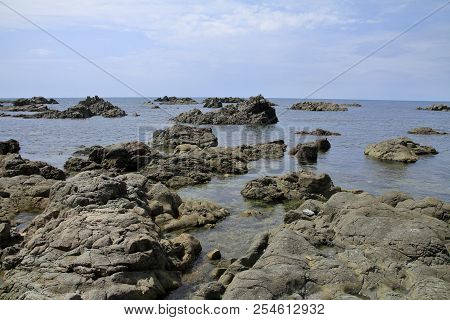 Coast At Cape Nyudozaki, Oga, Akita, Japan