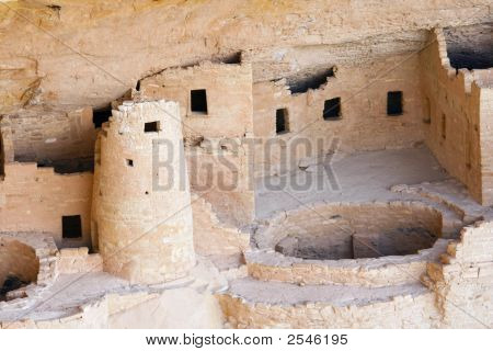 Indiske ruiner på Mesa Verde