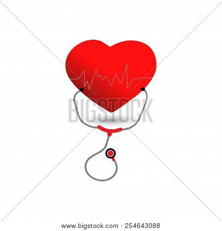 Heart Icon. Medical. Vector Illustration. Eps 10. Heart.