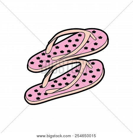 Slippers Modern Icon For Graphic And Web Design