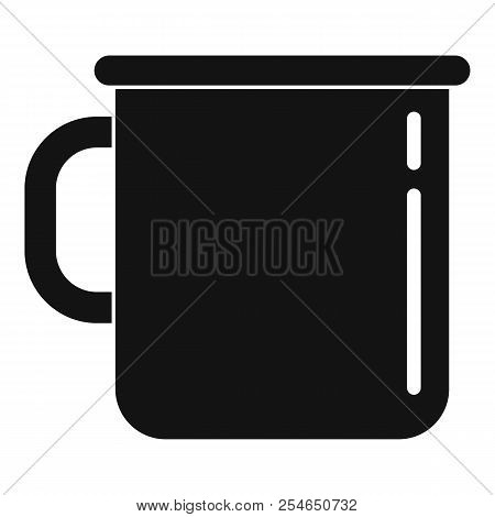 Metal Cup Icon. Simple Illustration Of Metal Cup Icon For Web Design Isolated On White Background