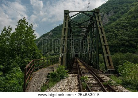 Ovcar-kablar Gorge, Railroad Bridge Over West Morava River, Serbia