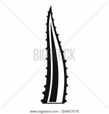 Aloe Part Icon. Simple Illustration Of Aloe Part Icon For Web Design Isolated On White Background