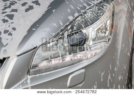 Foam On A Car Light
