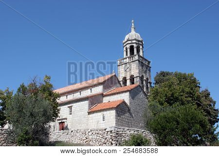 ZRNOVO, CROATIA - SEPTEMBER 02: Saint Martin Church in Zrnovo, Croatia, on September 02, 2016.