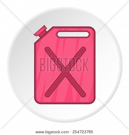 Jerrycan Icon. Flat Illustration Of Jerrycan Icon For Web