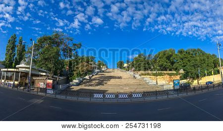 Potemkin Giant Stairs In Odessa
