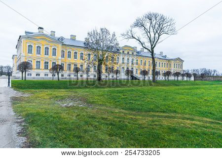 Rundale, Old Castle, 2014, Latvia. Travel Photo In Rundale City.