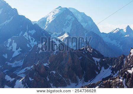 Beautiful landscape of Fann Mountains, Tajikistan