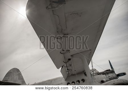 Russia, Togliatty - August 13, 2018: Soviet Aircraft At The Exhibition Of Old Equipment In The Museu