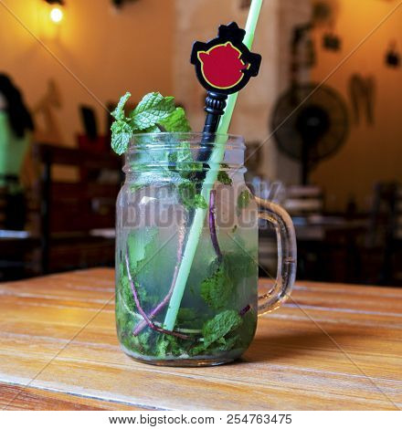 A Mojito Made At A Restaurant In Havana Cuba Named Mojito Mojito.