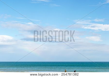 Saaidia Island And Waves And Rocks