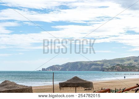 Saaidia Island And Waves And Rocks