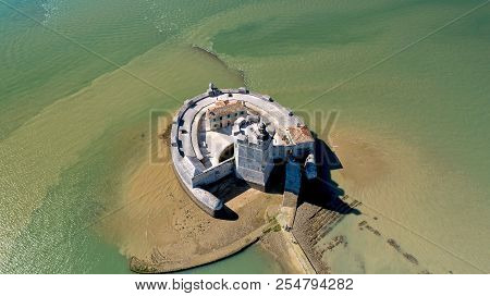 Aerial Photography Of Fort Louvois In Charente Maritime