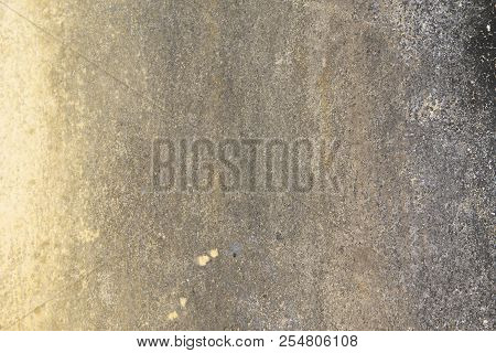 Detail Of Worn Wall With Grunge Texture And Gradient Color