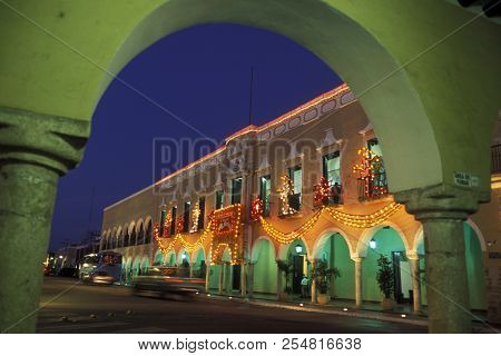 Mexico Yucatan Valladolid Colonial Town
