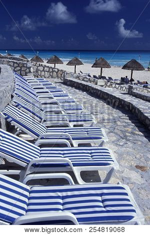 Mexico Yucatan Cancun Beach Caribbean Sea