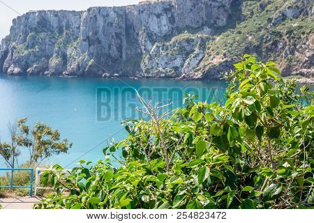 Houcima Beach And Waves And Rocks