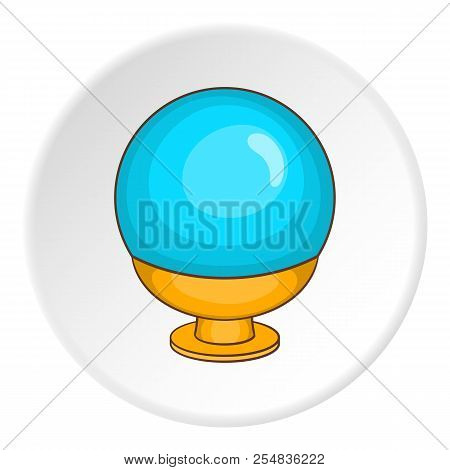 Magic Ball Icon. Cartoon Illustration Of Magic Ball Icon For Web