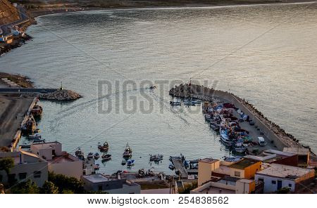 Boat On Jebha Harbor