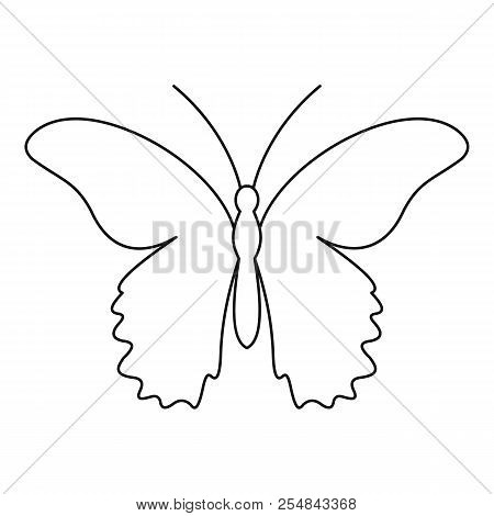 Butterfly Urticaria Icon. Outline Illustration Of Butterfly Urticaria Icon For Web