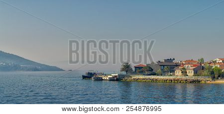 View Of Kinaliada Island From The Sea. One Of Four Islands Named Princes Islands In The Sea Of Marma