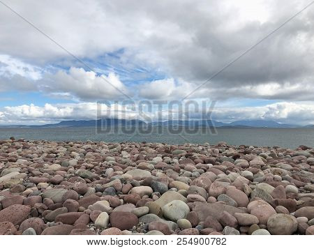 Mullrany Beach In Ireland. Located South West Of Mulranny Village And Approximately 30km From Westpo