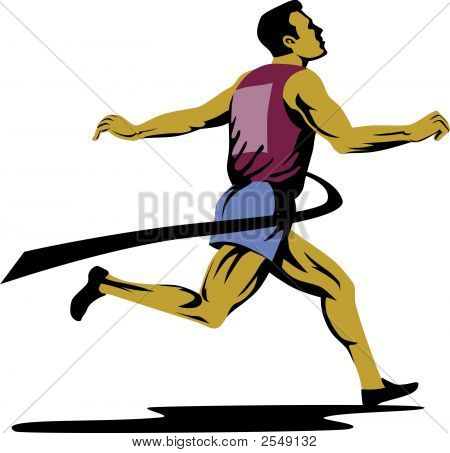 Sprinter in esecuzione